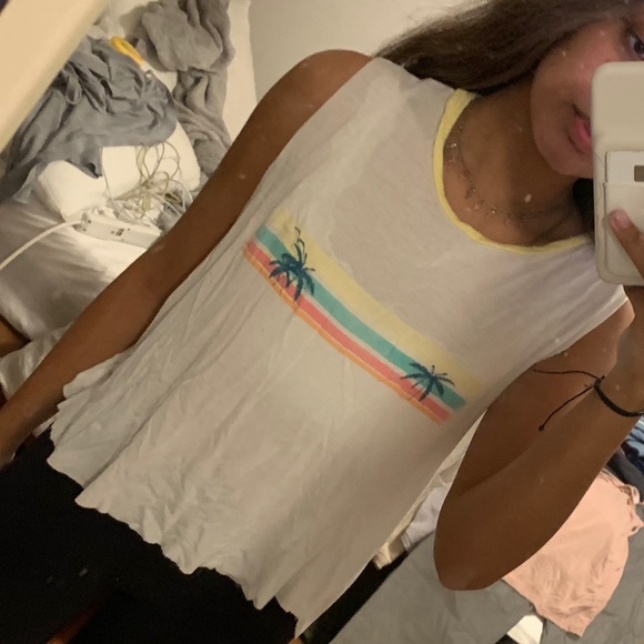 white muscle tank - Picture 1 of 3